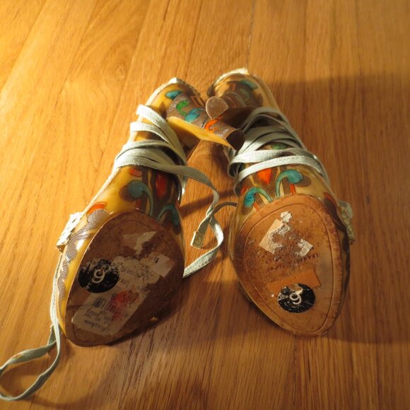 LAST CHANCE ISABELLA FIORE Light Green Leg Lace Up High Heel Sandals - Picture 8 of 8